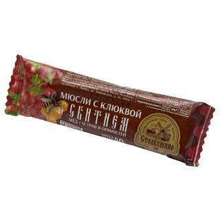 Мюсли Столбушино с клюквой и сбитнем 40 г.