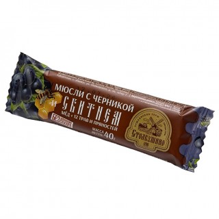 Мюсли Столбушино с черникой и сбитнем 40 г.