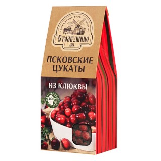 Цукаты из клюквы 120 г.